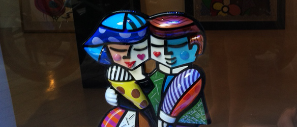 Escultura Romero Britto