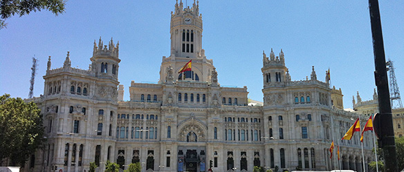 Fachada do Palacio de Cibeles